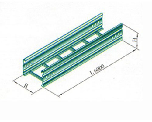 XQJ-DJ-T-A-01型梯级式大跨距汇线桥架(图1)